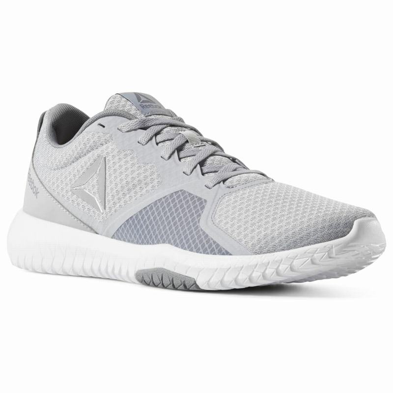 Adidasi Training Reebok Flexagon Force Barbati Gri Deschis/Albi Romania SN9411PQ